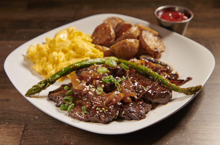 Korean Bbq Steak & Eggs